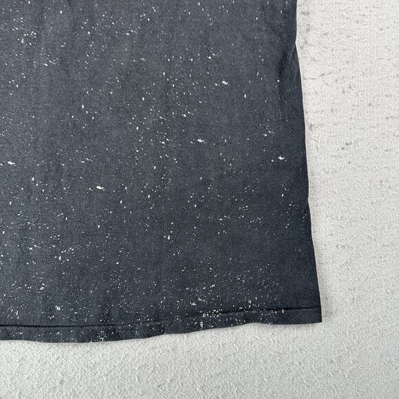 Vtg‎ 90s 3D Emblem Wolf T-Shirt Men’s XL Black AOP Short Sleeve Winter Galaxy - Picture 15 of 16